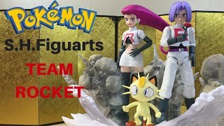 S.H.Figuarts Pokemon Team Rocket Jesse \u0026 James Action Figure Review \u0026 Unboxing