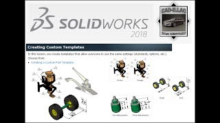 Custom Templates - Basic Techniques - SOLIDWORKS 2018 -