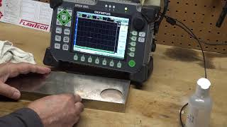 UT Angle Beam Calibration Using IIW Type 1~1