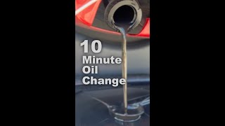 Easy Mower Oil Change Using The Same Oil You Use in Your Car