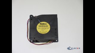 D12F-12BM 12V 0.83A 3wires cooling fan