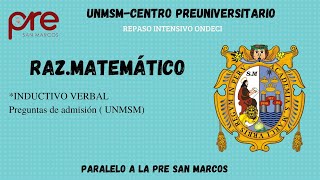 INDUCTIVO VERBAL ( UNMSM,PUCP)