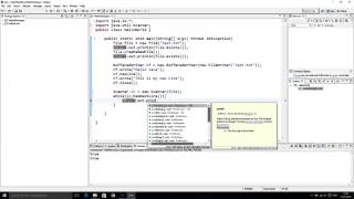 Java IO reading from a file using Scanner
