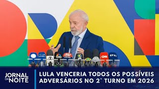 Lula venceria todos os possíveis adversários no 2° turno das eleições, diz pesquisa