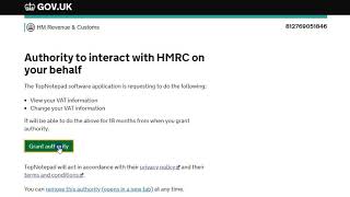 Live HMRC MTD VAT Submission (TopNotepad)