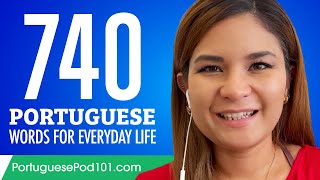 740 Portuguese Words for Everyday Life - Basic Vocabulary #37