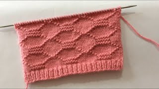 Beautiful Knitting Stitch Pattern For Gents Sweater/ Blanket