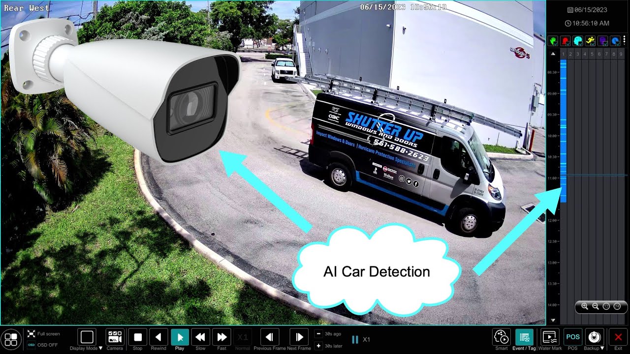 Ai Security Camera Object Detection Video Search On Nvr Youtube