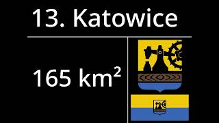 30 największych miast w Polsce pod względem powierzchni