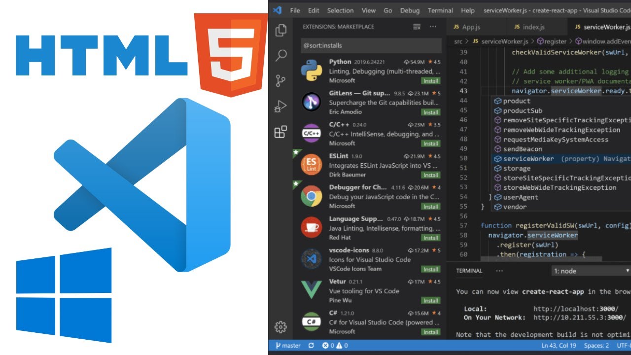 Run Html In Visual Studio Code Printable Forms Free Online