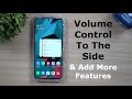 Move Your Volume Controls From The TOP to the SIDE - Adds More Audio Controls