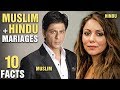 10 Famous MUSLIM Actors Who Married HINDU Women