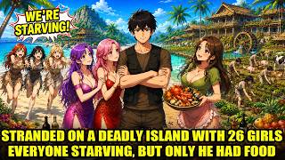 Stranded on a Deadly Island with 26 Girls… He Is Their Only Hope Now！
