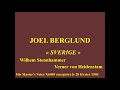 Joel Berglund   Sverige   Wilhem Stenhammer   Werner von Heidenstam    His Master's Voice X 6405