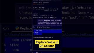 Python DataFrame | Replace a Value in DF Column