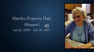 Mamaw Memorial slideshow