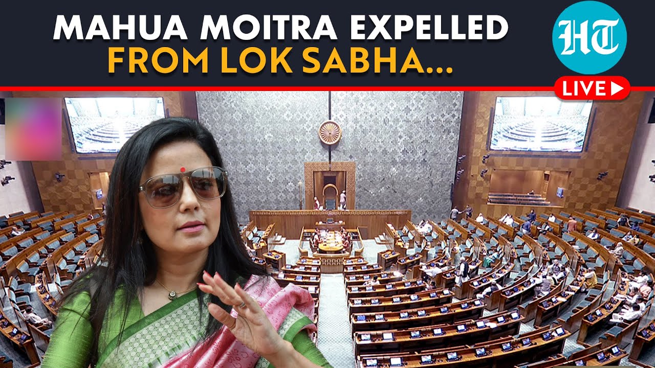 LIVE | TMC MP Mahua Moitra Expelled From Lok Sabha | Fierce Debate In ...