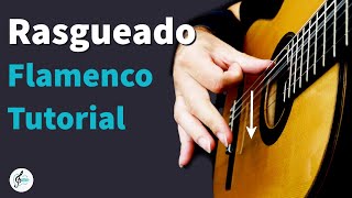 Spazialtechnik an der Gitarre - "Rasgueados" Flamenco Tutorial