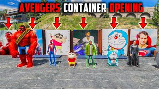 Franklin Shinchan \u0026 Avengers😱 Got Mysterious Gift's🎁 From Subscribers🔥 #dominator_yt #gta5telugu