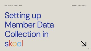 Essential Guide: Setting Up Member Data Collection in Skool