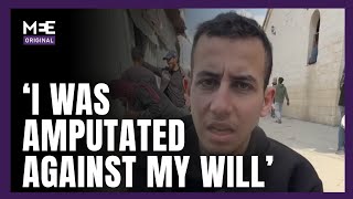 ‘Amputated against my will’: Palestinian detainee recounts torture in Israeli prison