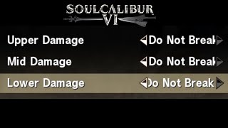 Unbreakable Equipments are finally possible in SoulCalibur VI (New SCVI Update 2.2)