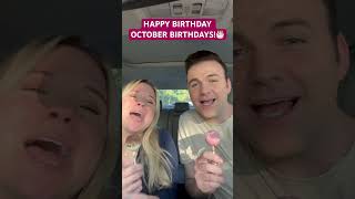 HAPPY BIRTHDAY OCTOBER BIRTHDAYS! From @scottfrenzel and I! 🥰 #cakepops #birthday #beatbox