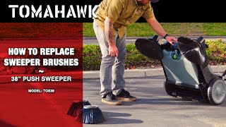 How to Replace Tomahawk Push Sweeper Brushes