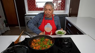 Making spicy prawns chutney - everyone's favourite (unless you are allergic)!