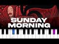 Maroon 5 - Sunday Morning (piano tutorial)