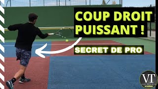 2 ASTUCES DE PRO POUR UN COUP DROIT PUISSANT ! ( FACILE ! ) ✅