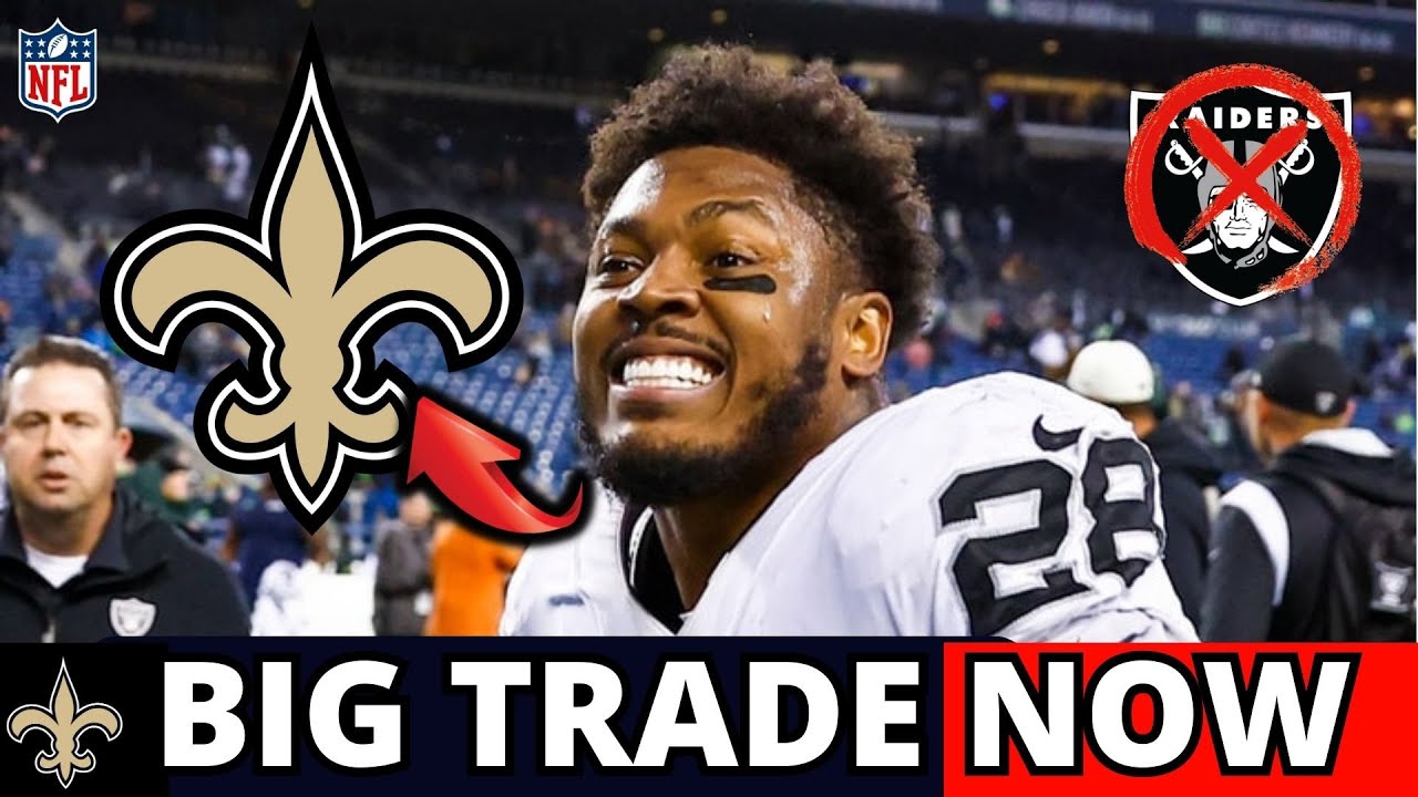 🔥🏈SAINTS TRADE RUMORS! JOSH JACOBS IN SAINTS? NOBORY WAITED FOR THIS ...