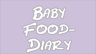 FOOD DIARY │ Baby 10 Monate