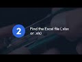 How to Attach an Excel File to an Email?