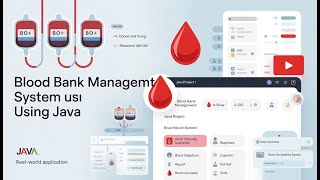 🩸 Blood Bank Management System Using Java | Mini Project | BinaryBrain0100