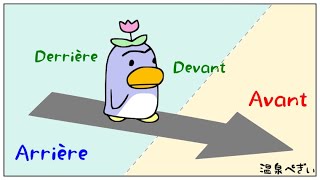 フランス語の「Avant / Arrière」と「Devant / Derrière」の違いと使い分け方