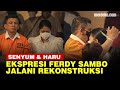 Ragam Ekspresi Ferdy Sambo Berbaju Tahanan saat Rekonstruksi Kasus Brigadir J