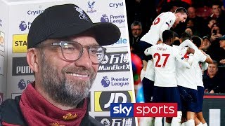 Jurgen Klopp reacts to Liverpool's VITAL late winner vs Crystal Palace