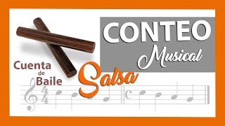 Conteo musical SALSA 🎶 123 567 | CLAVE 😍 salsa timing