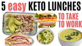 EASY KETO LUNCHES FOR WORK