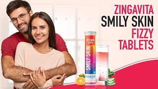 Zingavita Smily Skin Effervescent Tablets | No Added Sugar