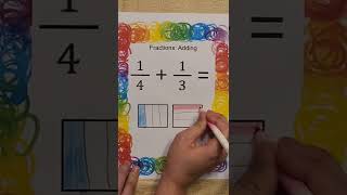 Adding Fractions with Bar Model