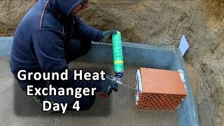 Budling DIY Ground Heat Exchanger Day 4