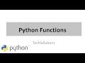 Python Function  Part-2 || Python Tutorial ||Python for beginners