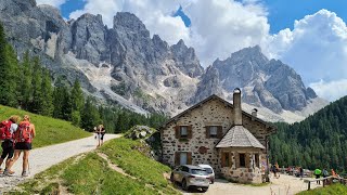 Cima Mulàz dalla Val Venegia - Pale di San Martino