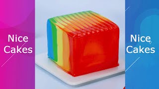 Satisfying Cakes | Perfect Rainbow Cake You'll Love #Shorts
