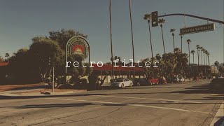 how to put a retro filter on your video using vllo app