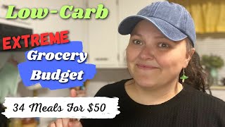 34 Low Carb Meals for JUST $50!? || Eating Low Carb on a Budget