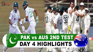 Pak vs Aus 2nd Test Day 4 Highlights 2022 | Pakistan vs Australia 2nd Test Day 4 Highlights 2022