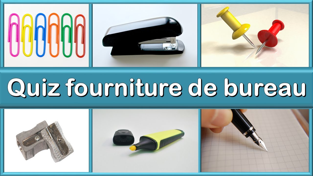 Apprendre Le Français | Fournitures De Bureau - YouTube